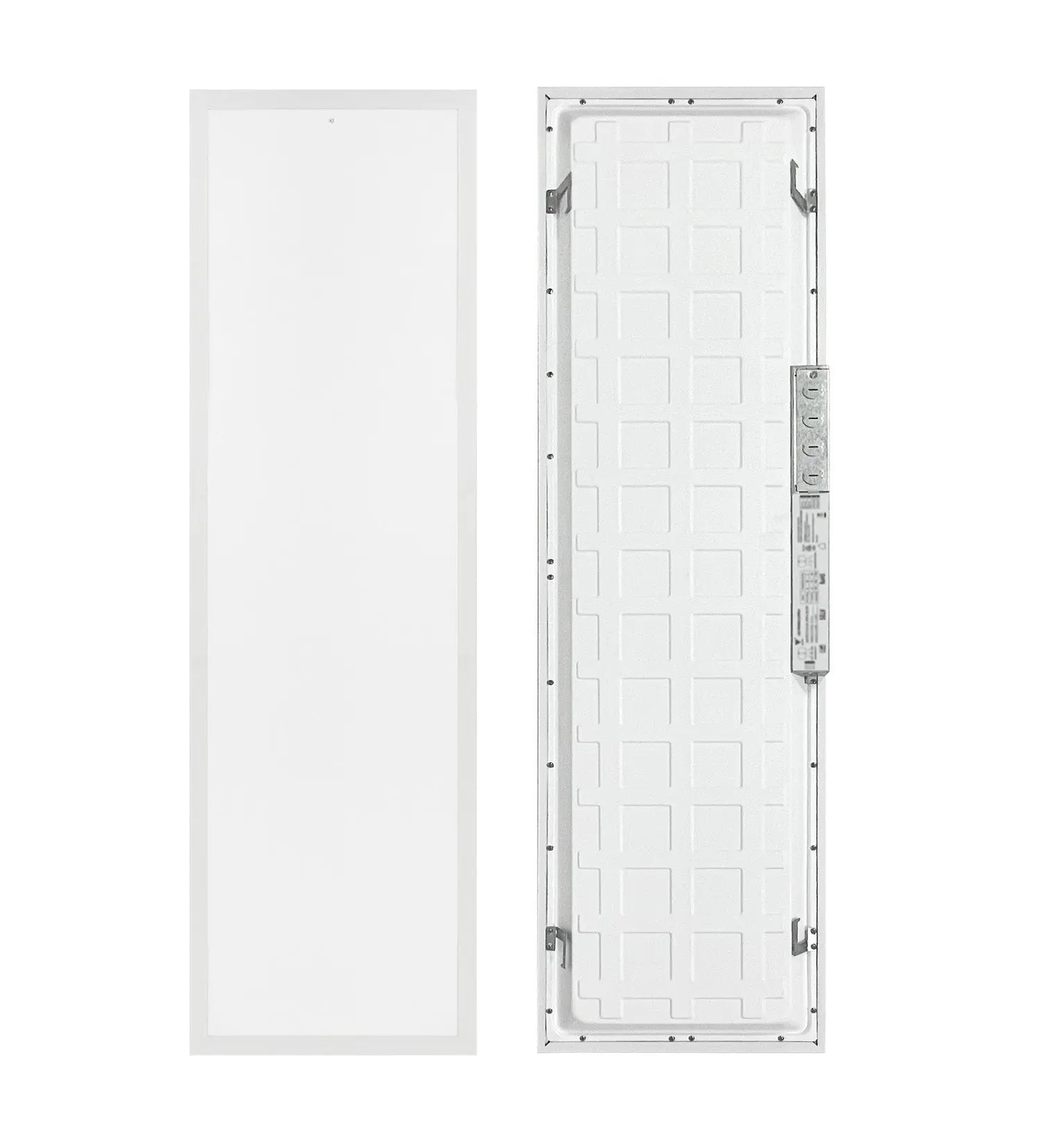 1x4 FT LED Panel - Watts 30-35-40 - Kelvin 3000-4000-5000 - Wattage & CCT Selectable - Microwave and Bluetooth Ready - 4 Pack