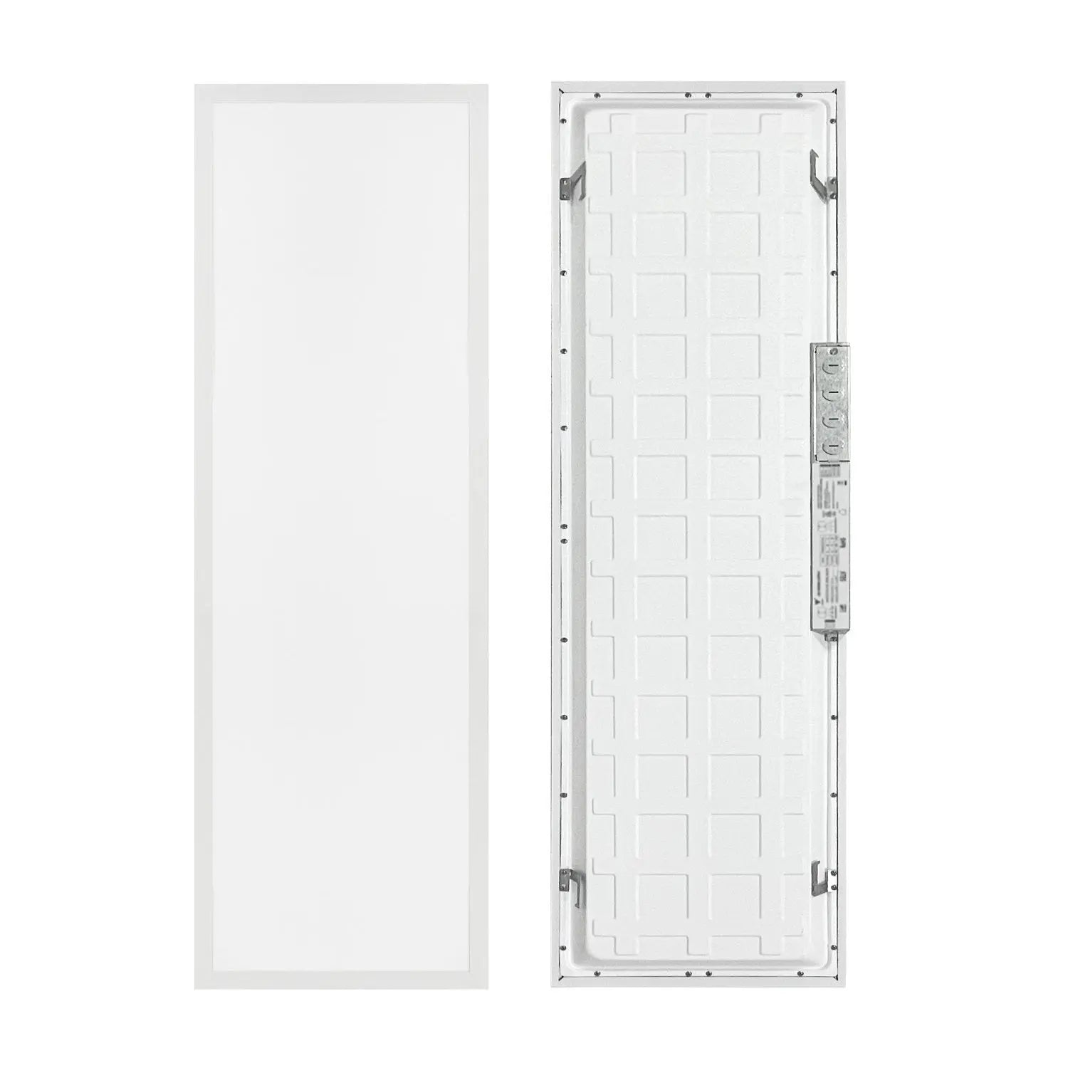 1x4 FT LED Panel - Watts 30-35-40 - Kelvin 3500-4000-5000 - Wattage & CCT Selectable - 4 Pack